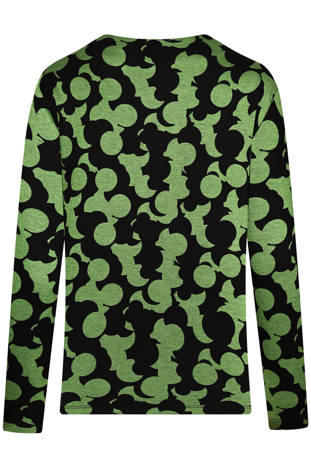 25716 Chemise à imprimé graphique vert/noir