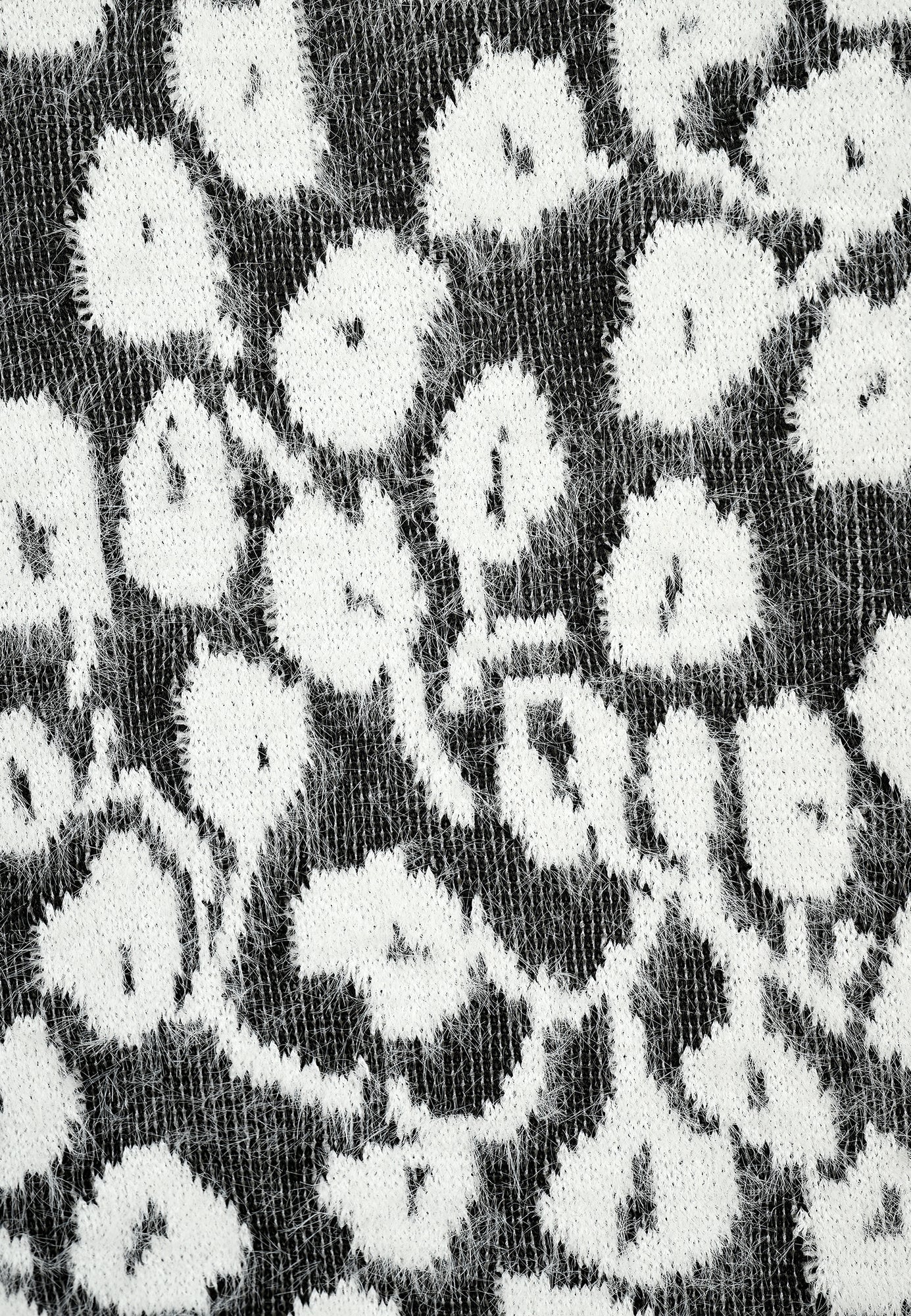 25718 Shirt mit floralem Muster in Anthrazit/Weiß
