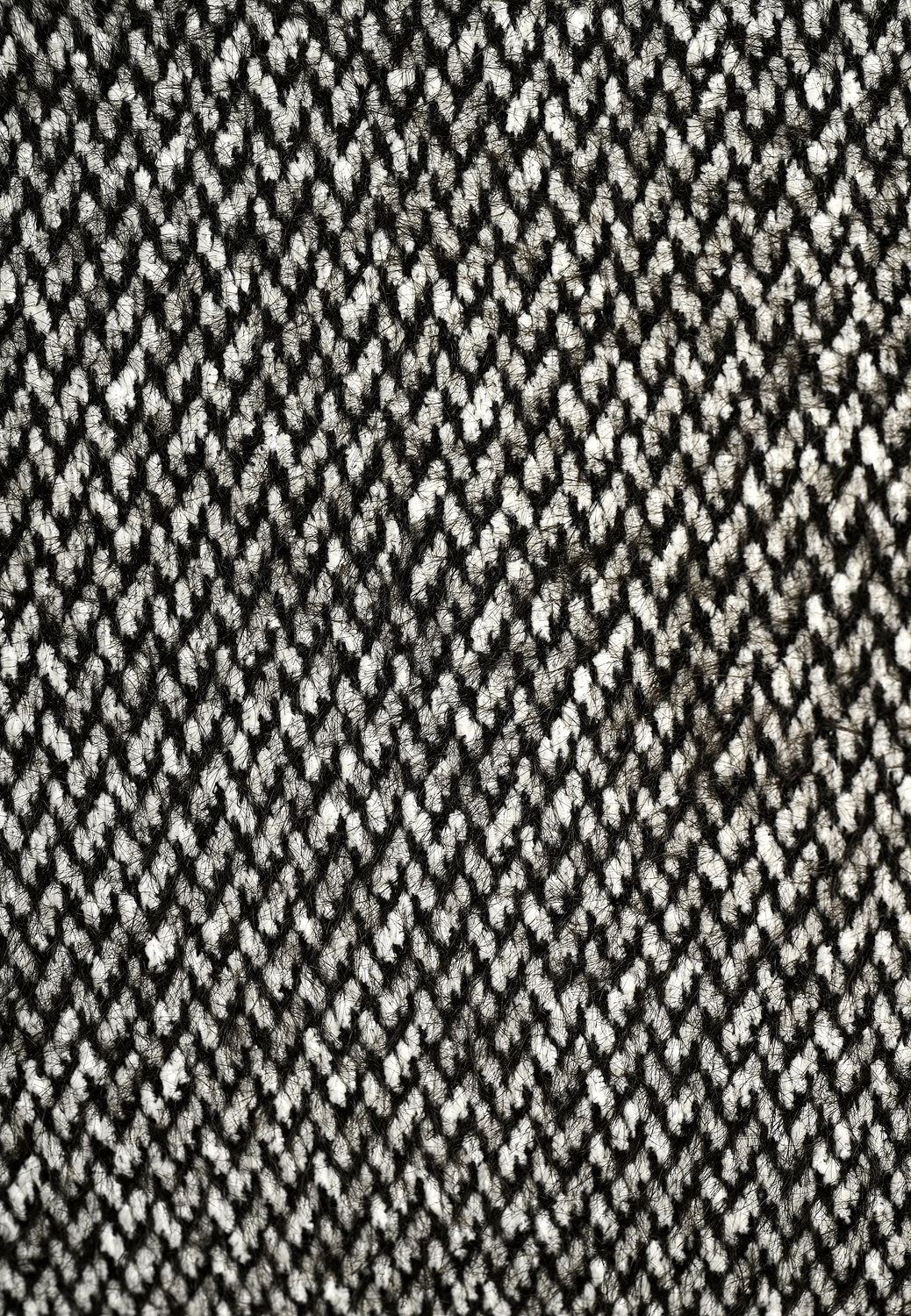 25722 Shirt mit grafischem Muster in Schwarz/Weiß
