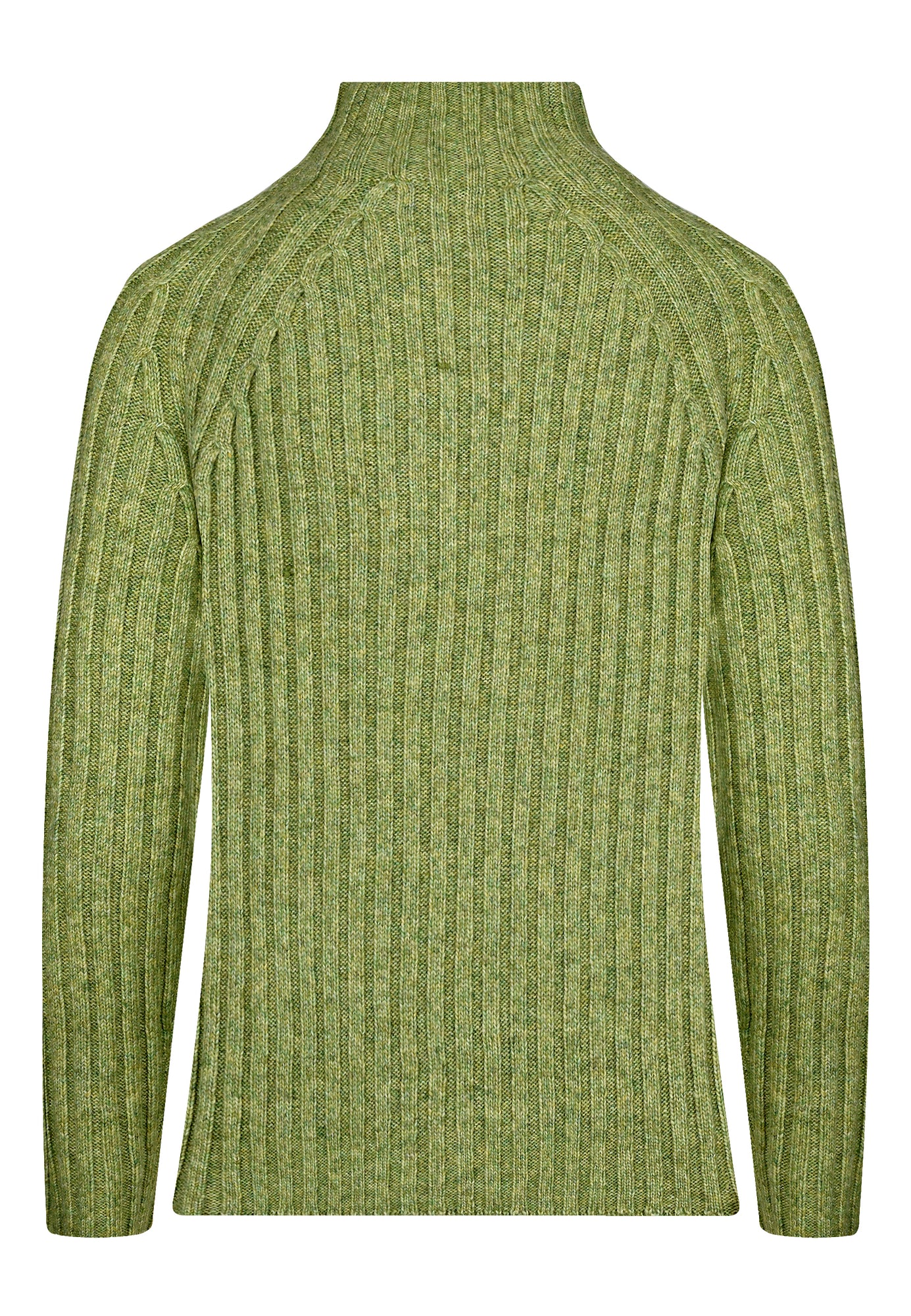 25724 Strickpullover in Hellgrün