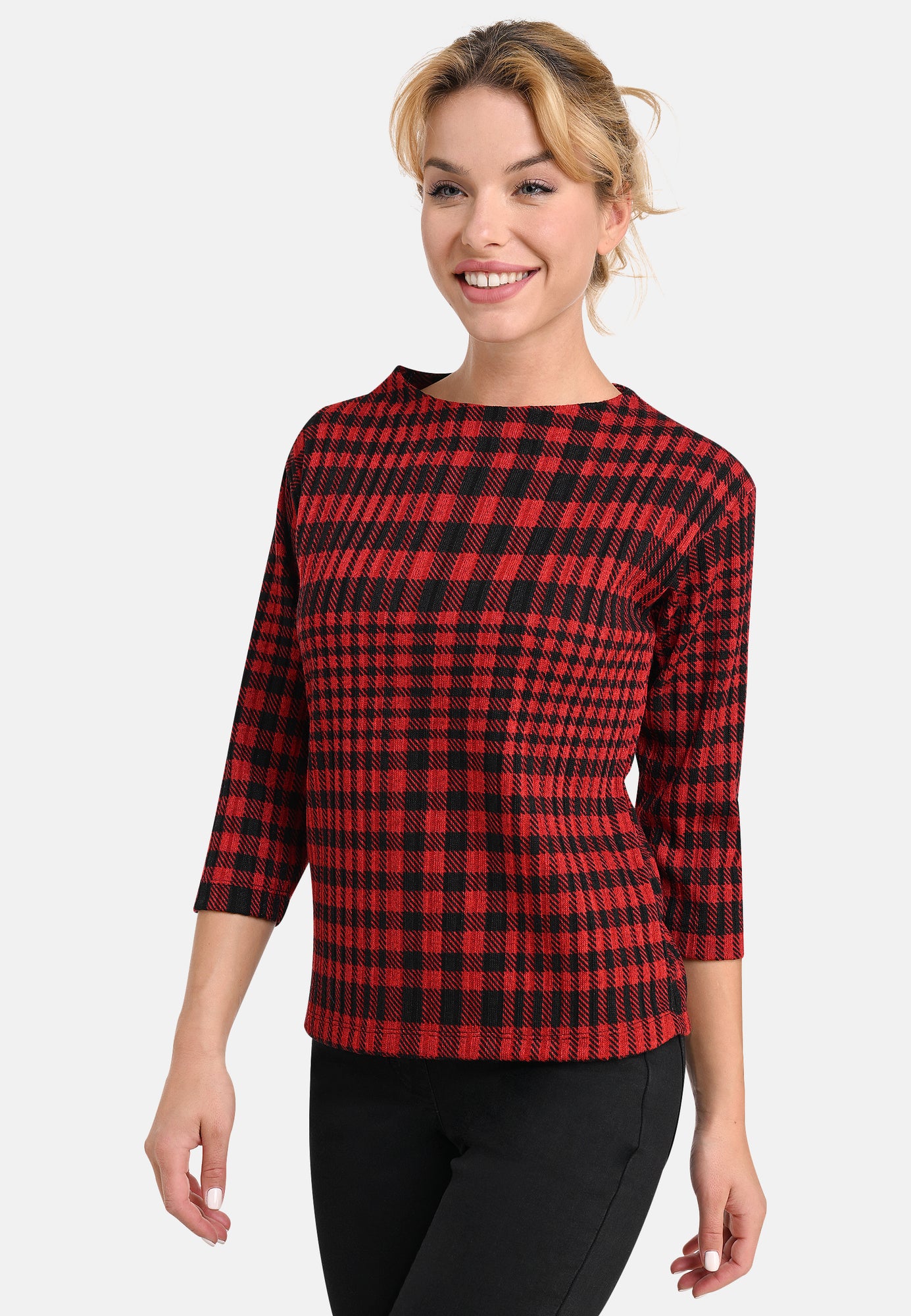 25803 Shirt Checks - 07/red-black