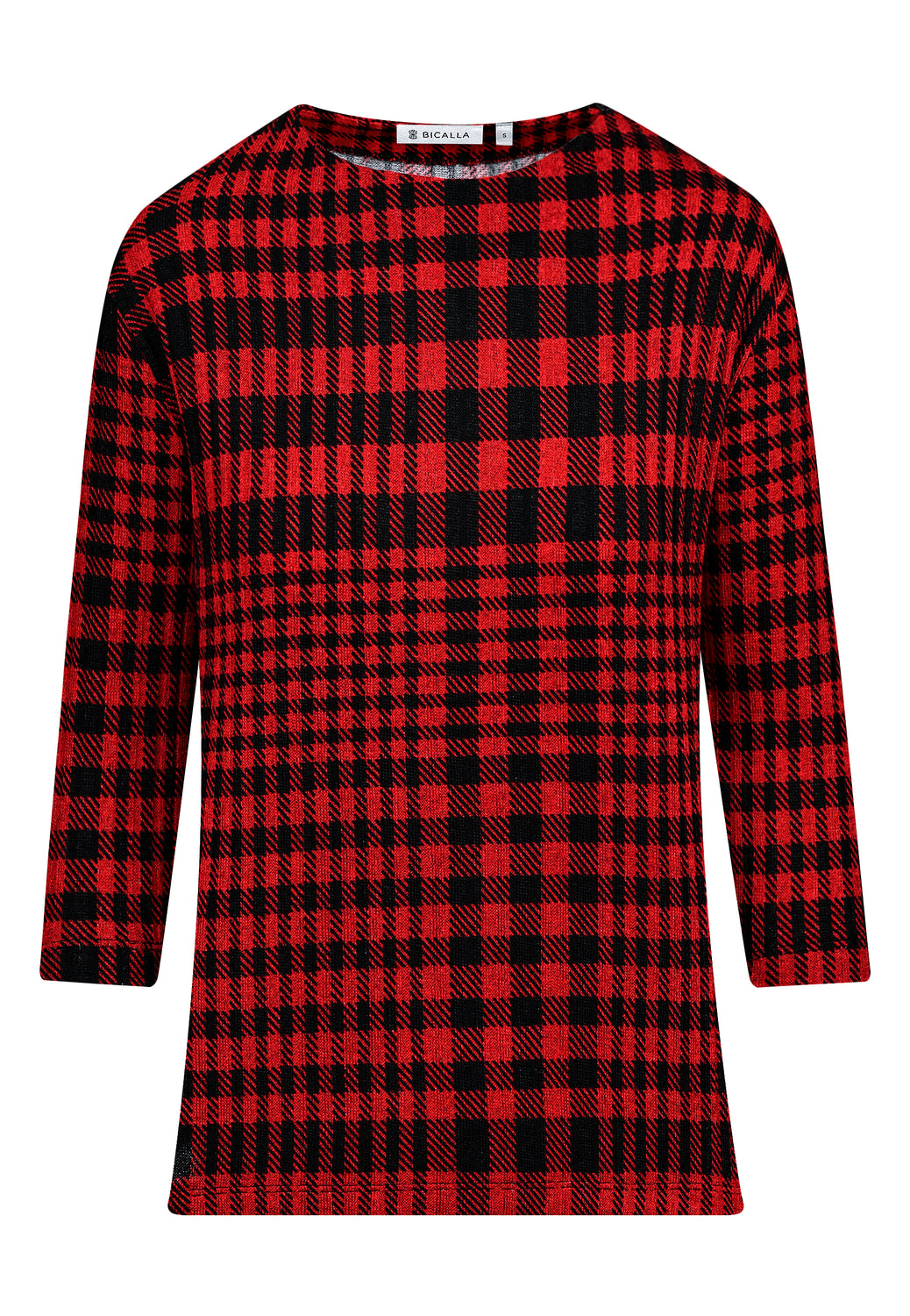 25803 Shirt Checks - 07/red-black