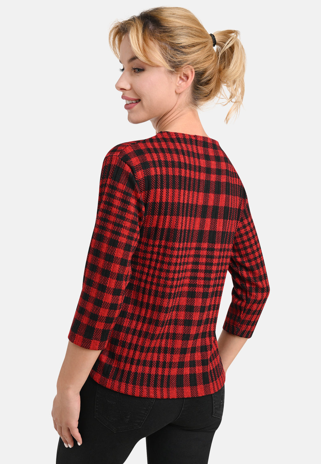 25803 Shirt Checks - 07/red-black