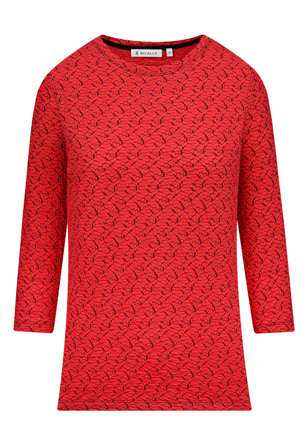 25804 Shirt Jacq Bubbles - 07/red-black
