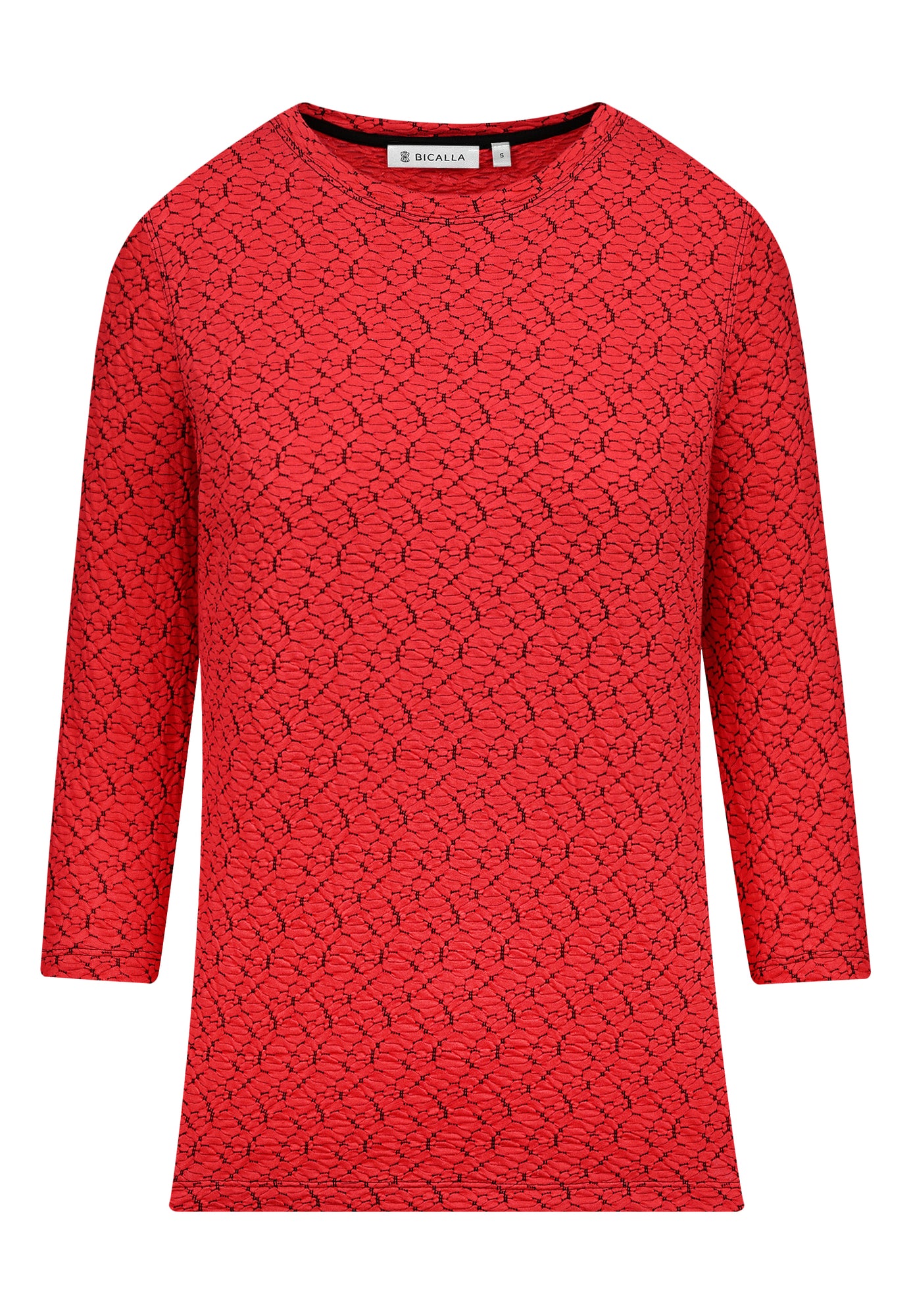 25804 Shirt Jacq Bubbles - 07/red-black