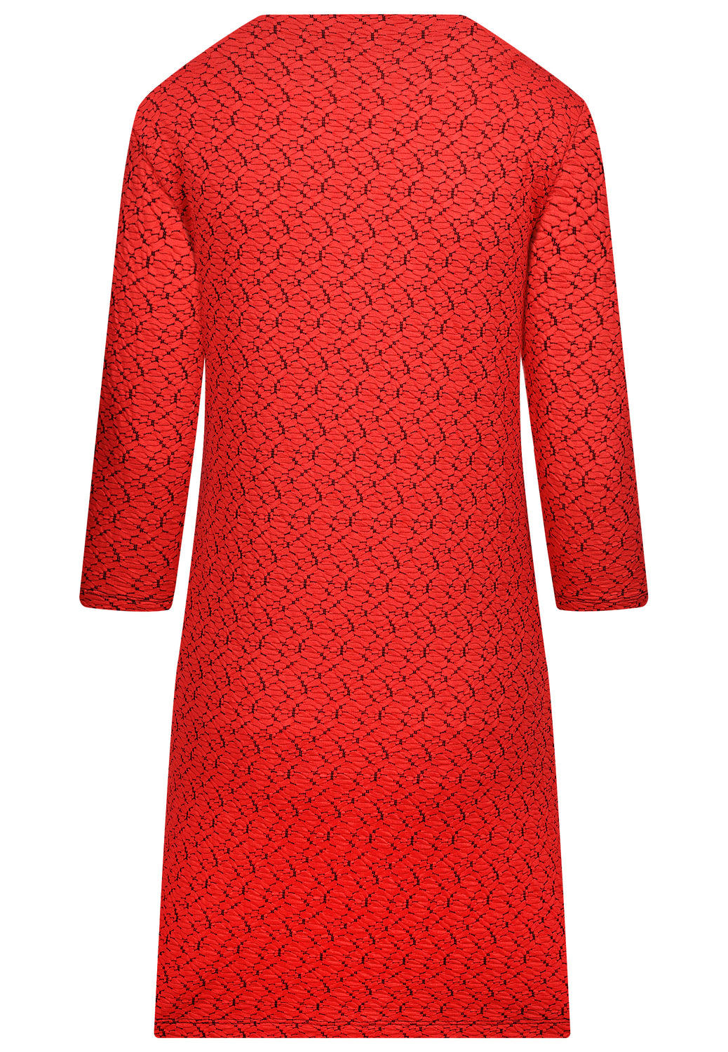 25805 Dress Jacq Bubbles - 07/red-black