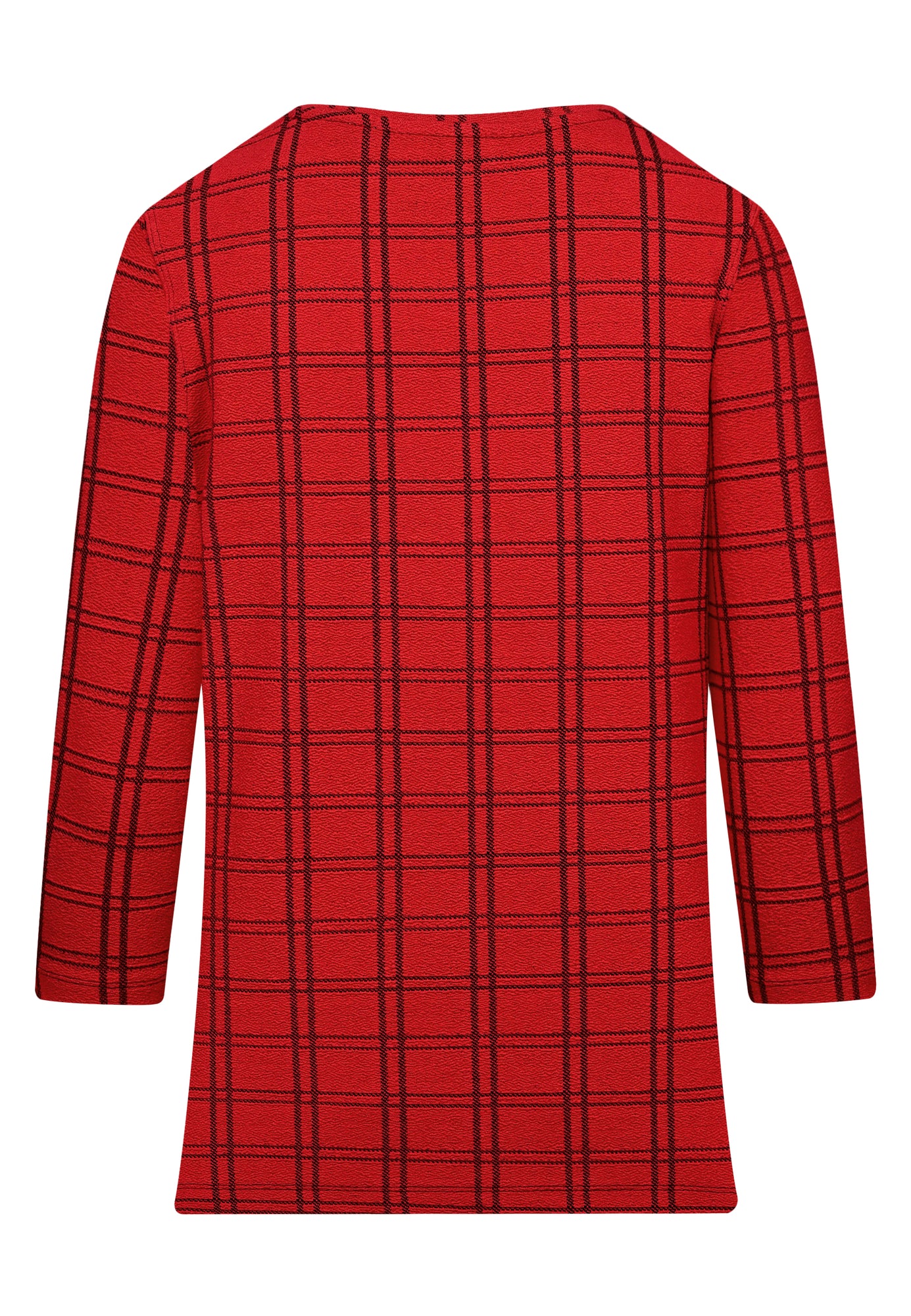 25806 Shirt Open Check - 07/red-black