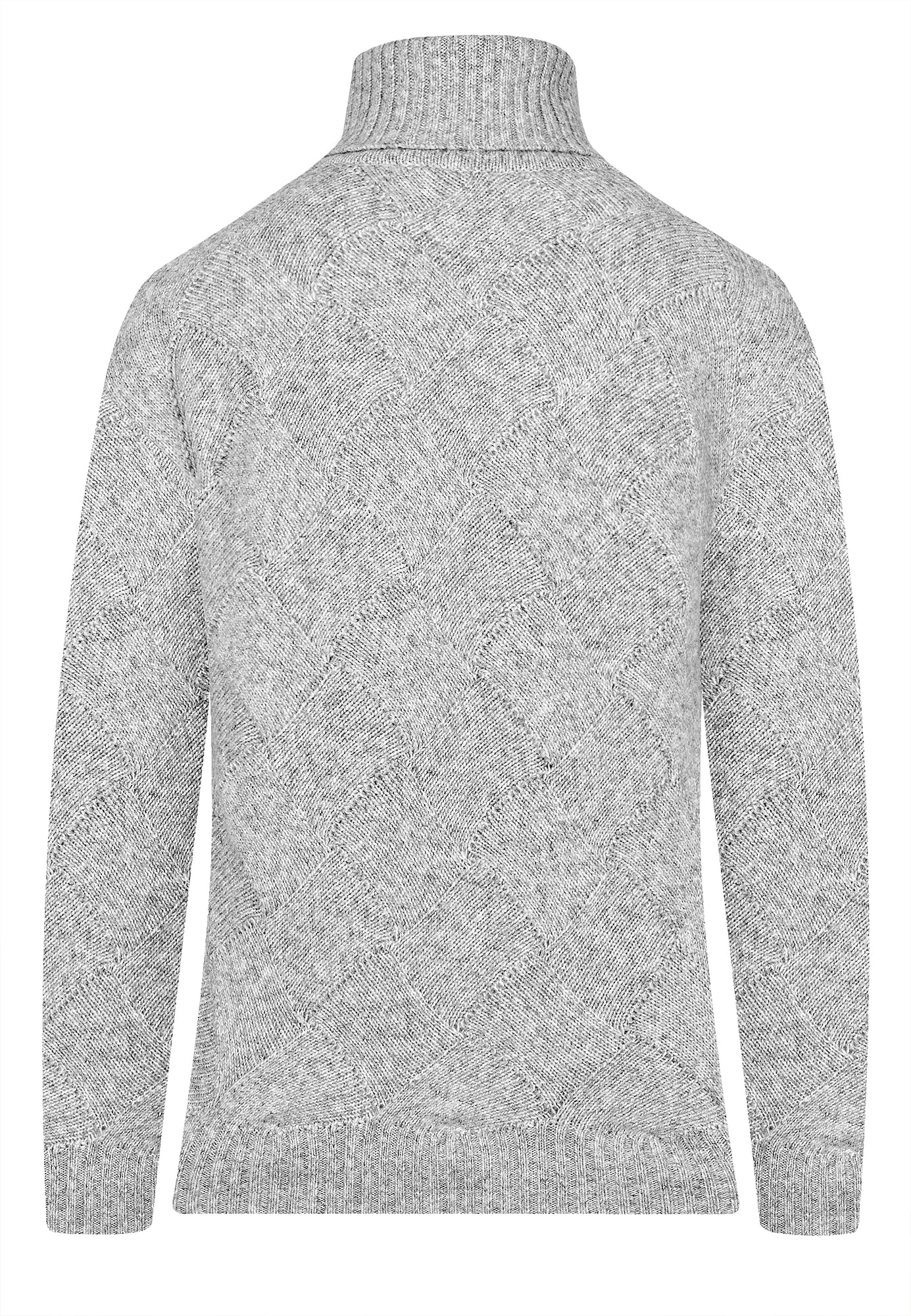 25808 Strickpullover in Hellgrau