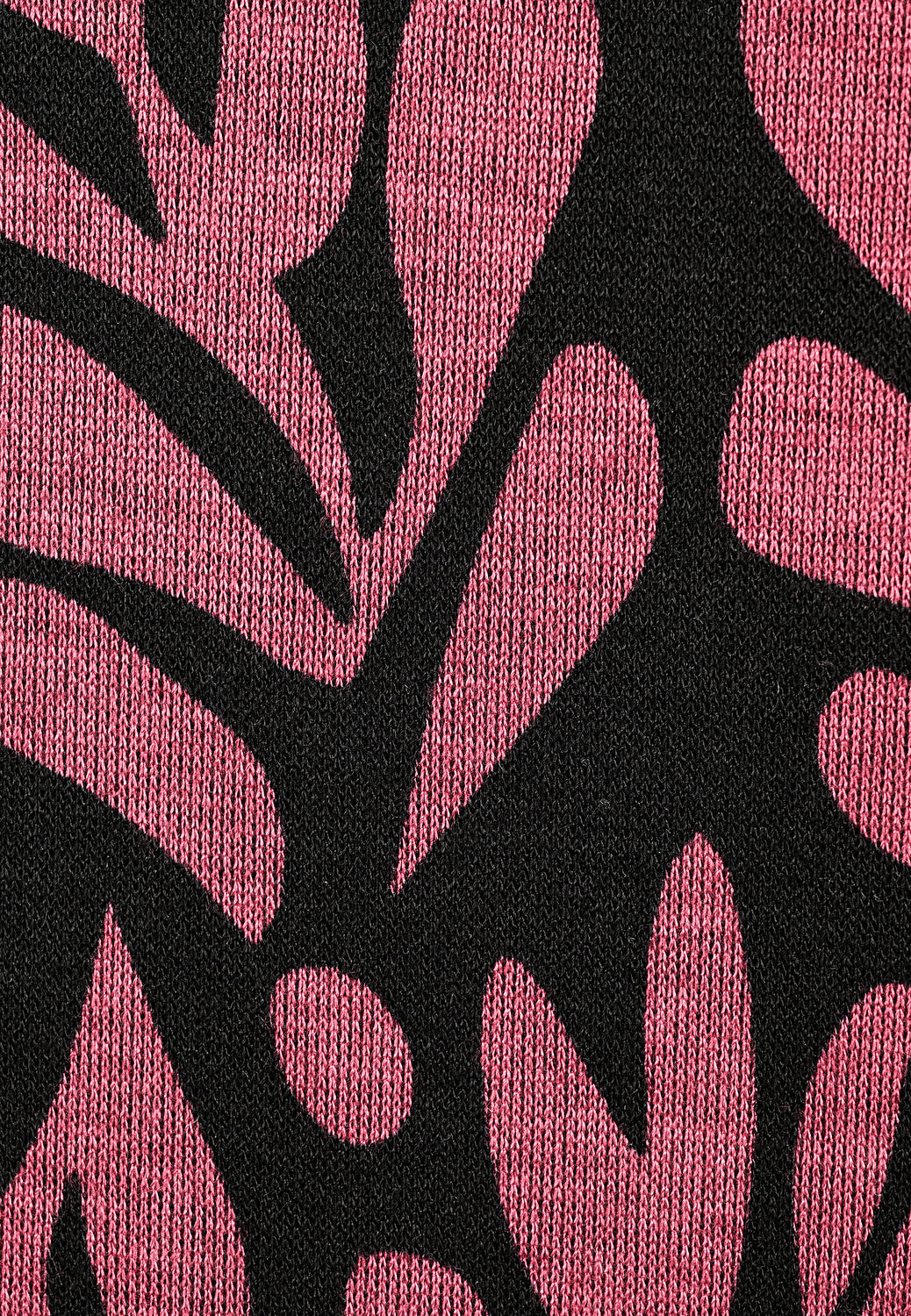 25817 Shirt mit Ornament-Print in Rot/Schwarz