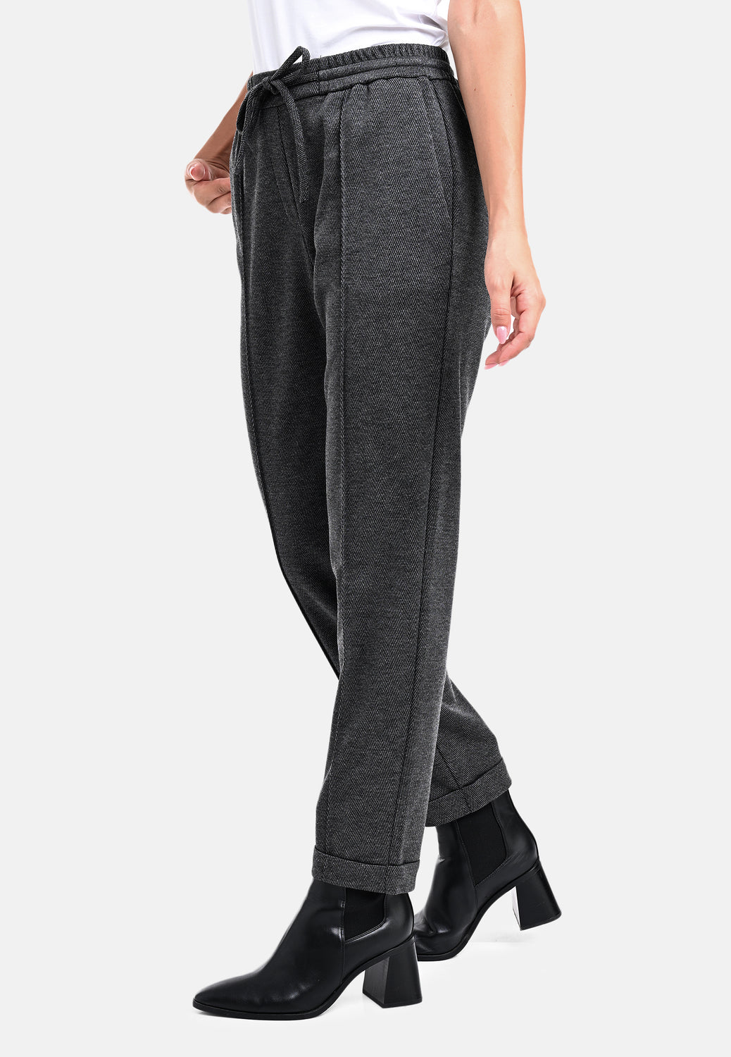 25901 Pantalon en jersey anthracite