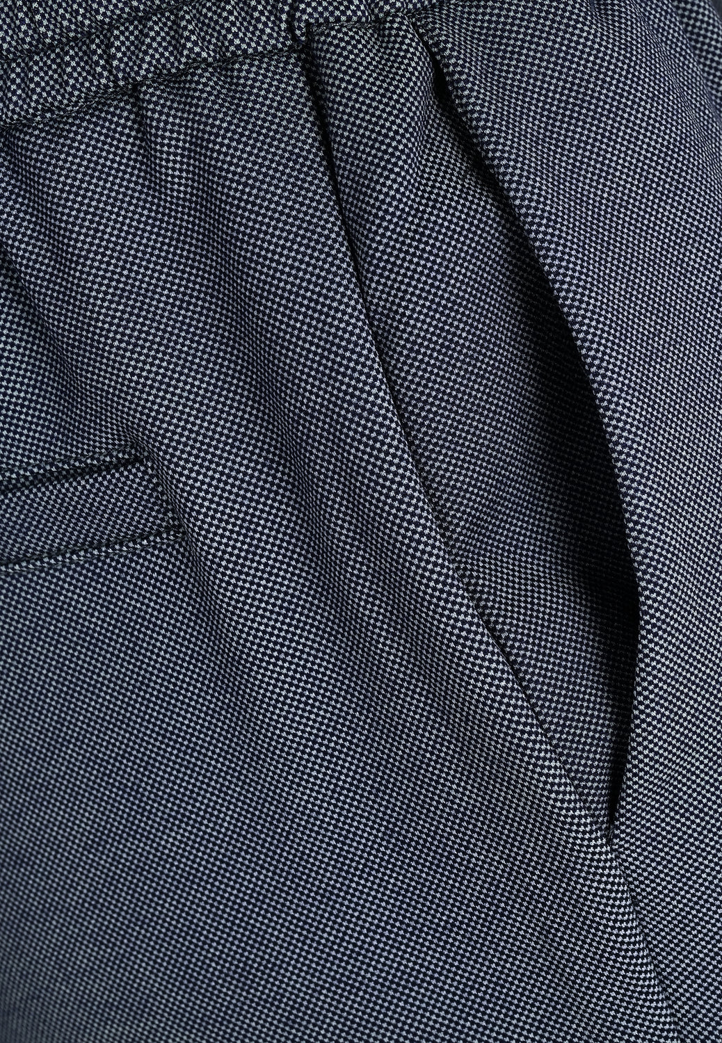 25902 Pantalon élastique - 10/bleu chiné