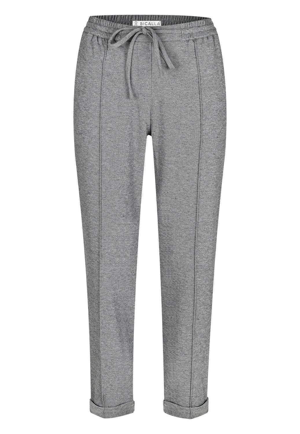 25903 Pantalon en jersey gris clair