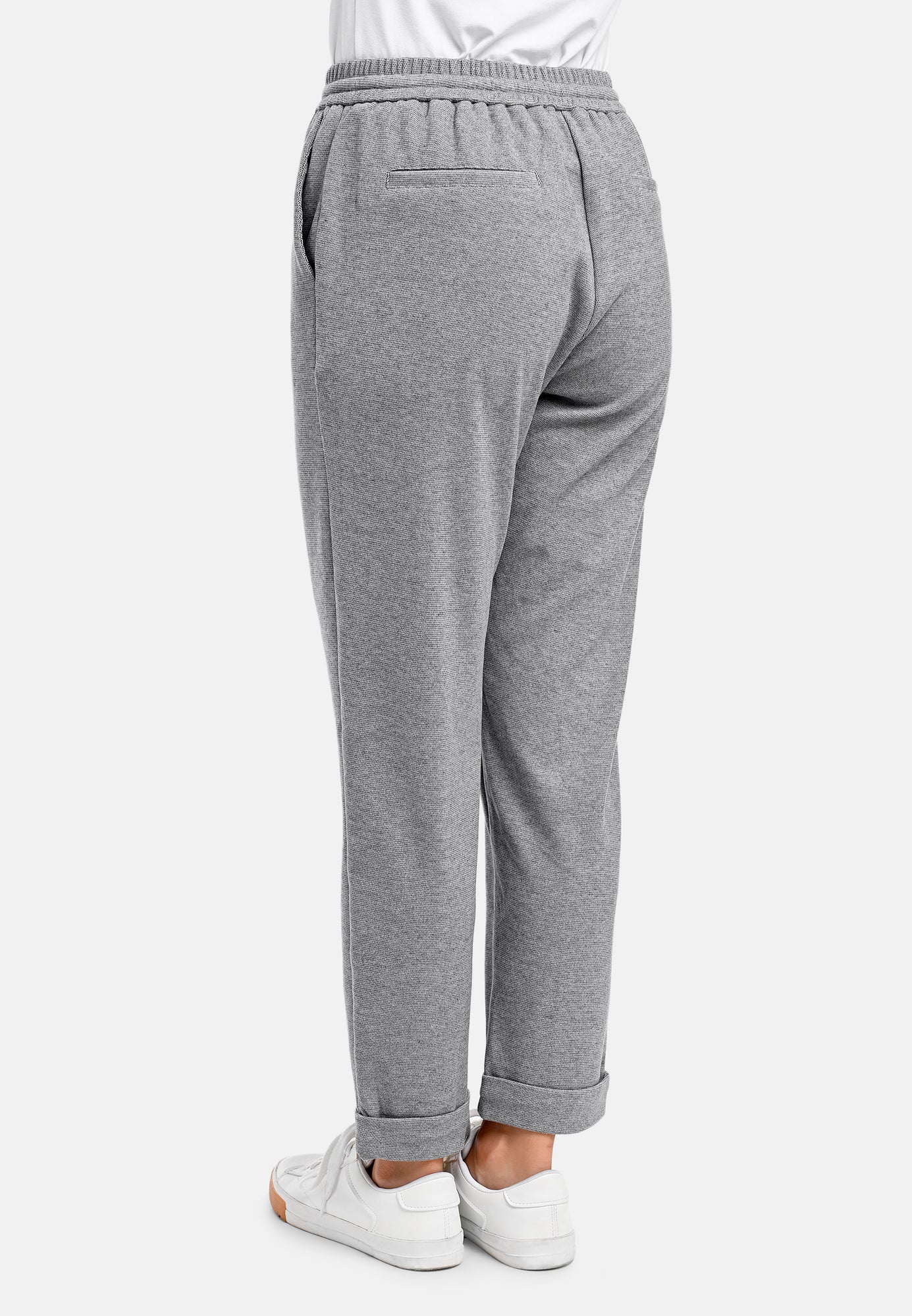 25903 Pantalon en jersey gris clair