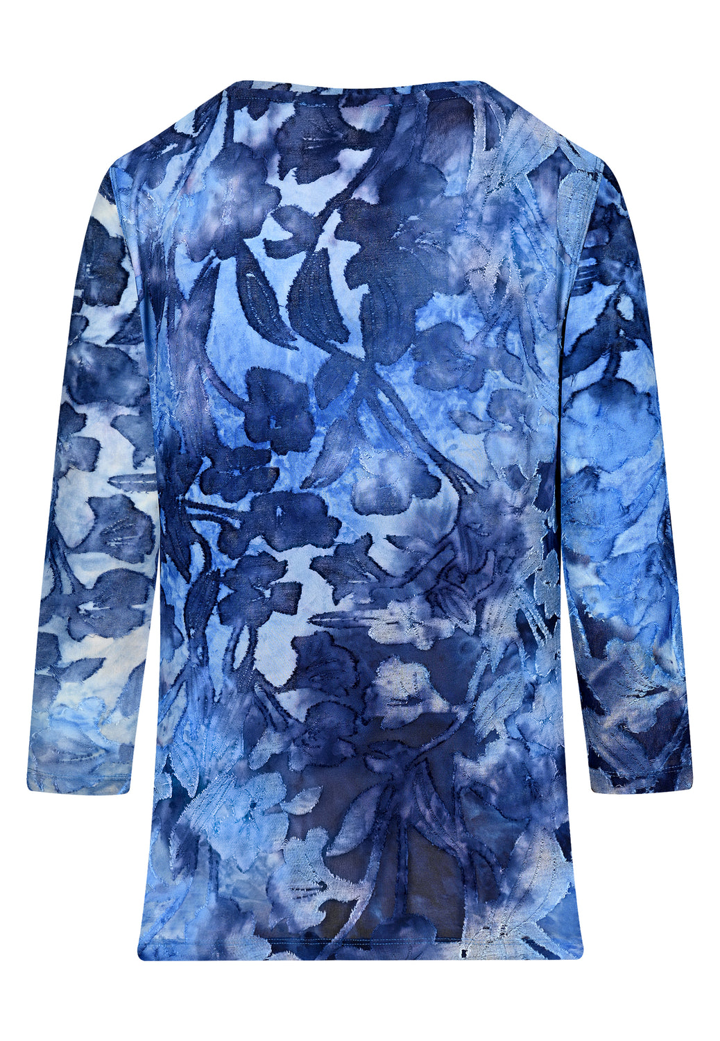 26101 Shirt T&D Flowers - 10/blue-grey