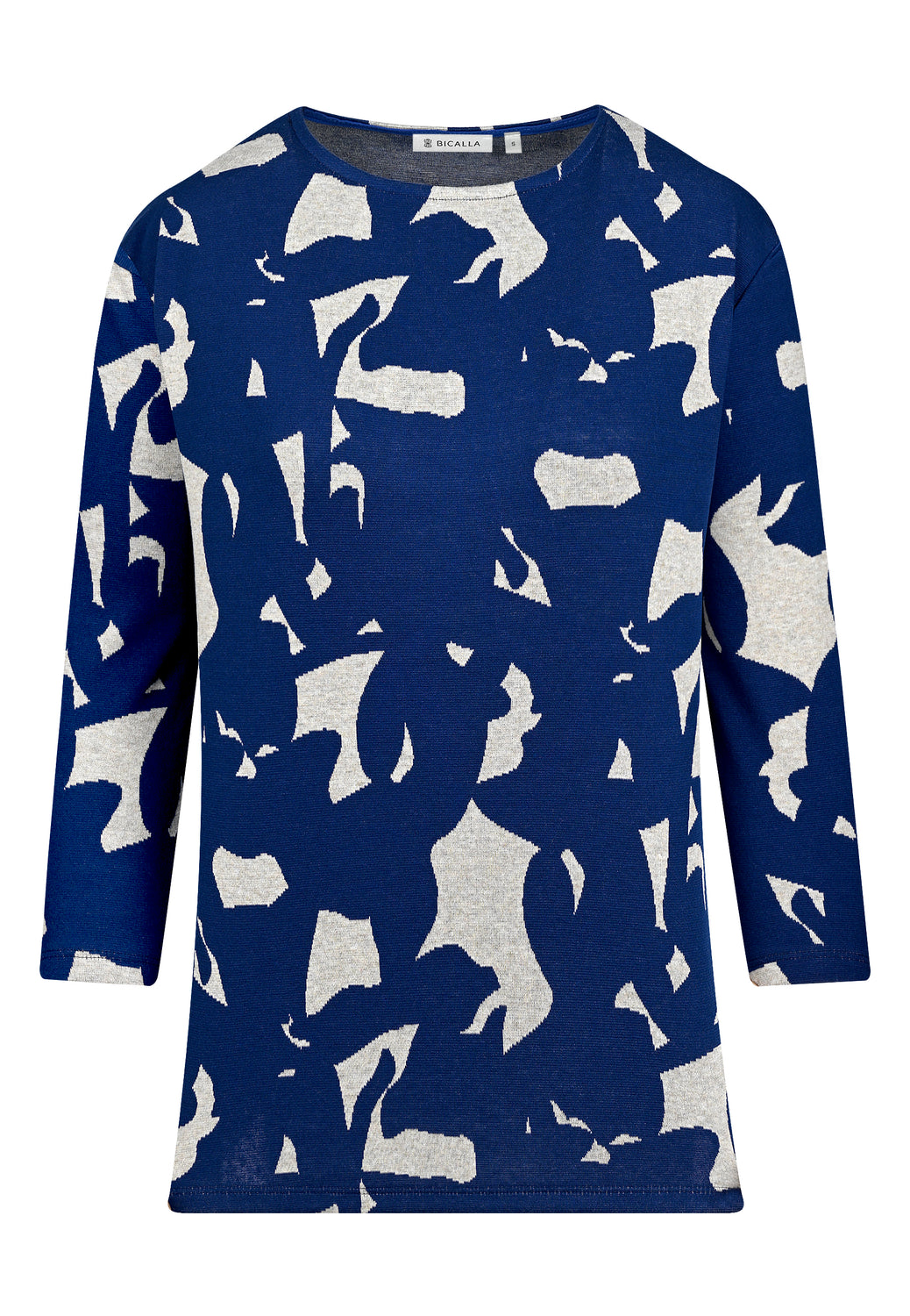 26104 Shirt Soft Melange - 03/sand-navy