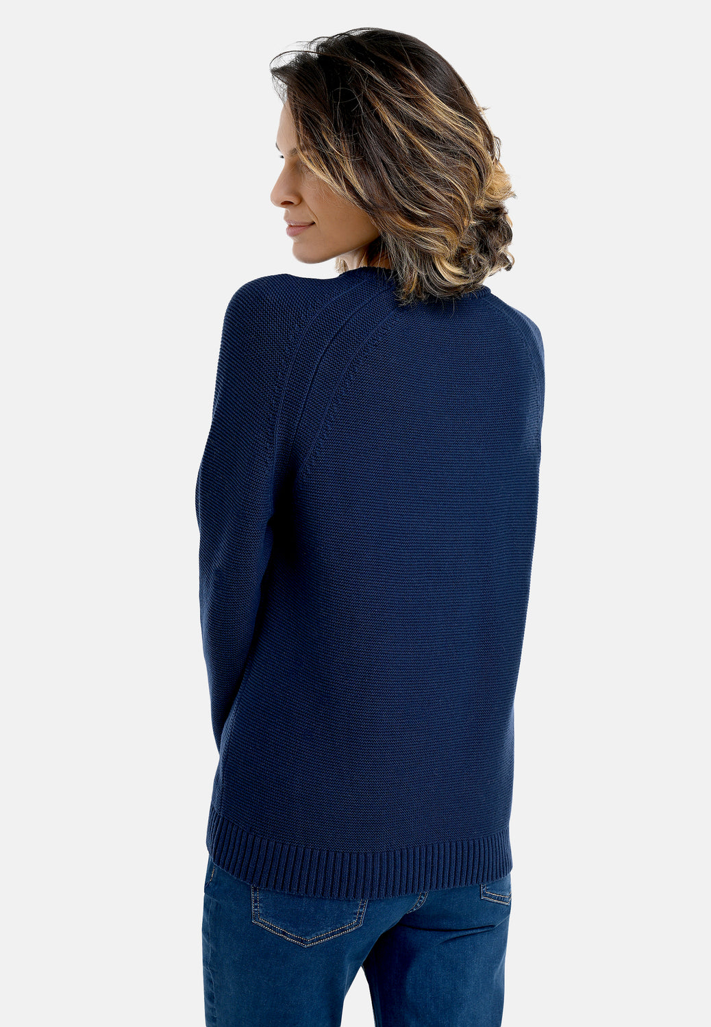 26107 Pullover Plain - 16/navy