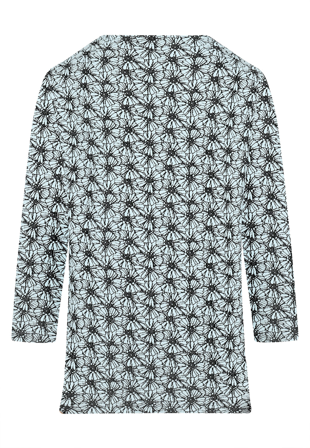 26111 Shirt BubbleFlowers - 10/blue-black