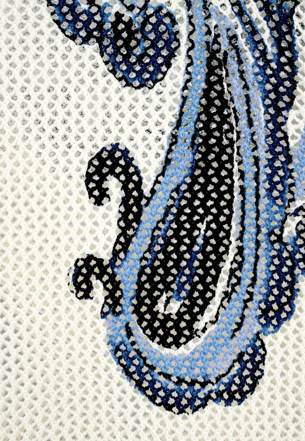 26113 Pullover Print - 02/ecru-navy