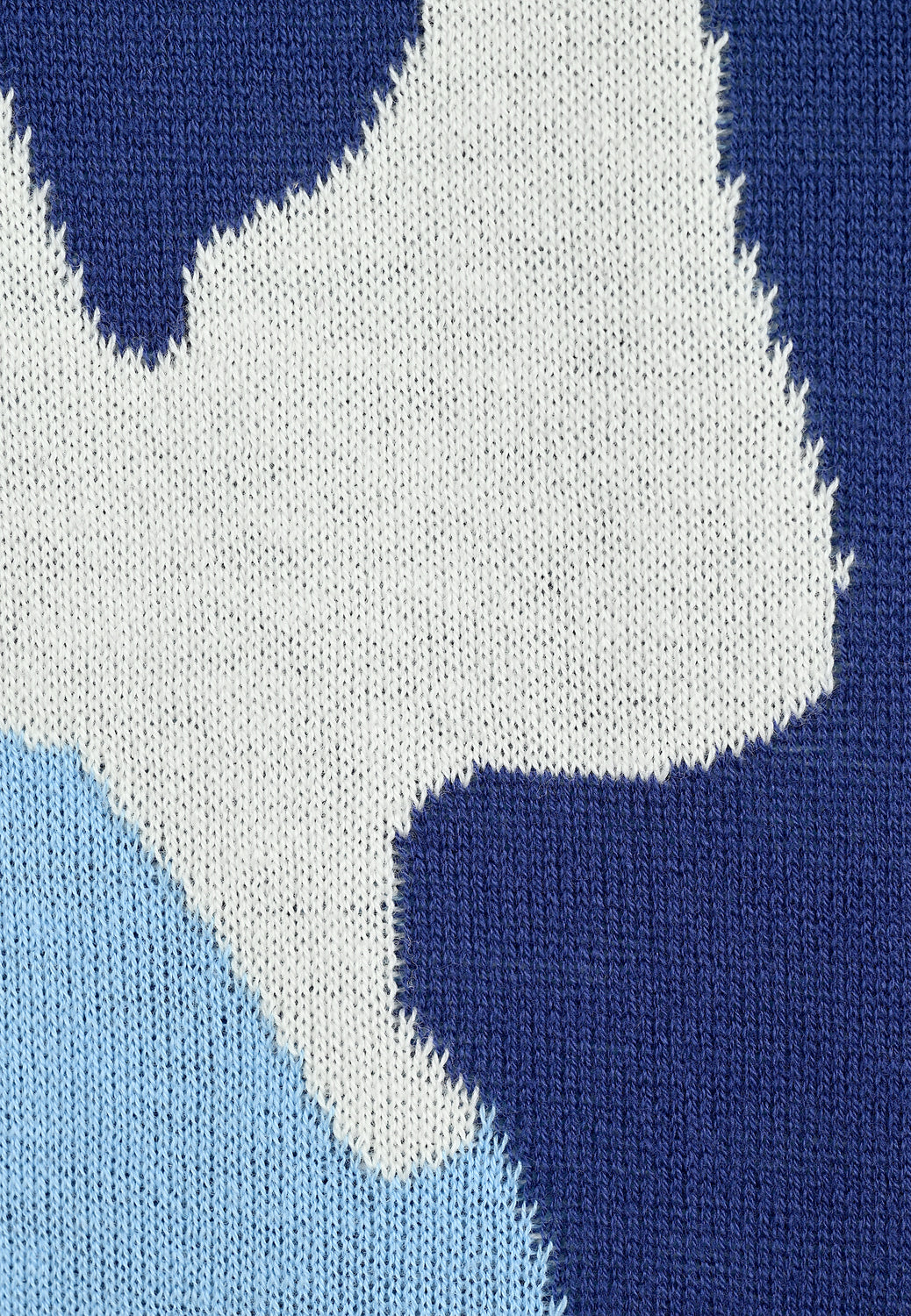 26118 Pull Jacq Flower - 10/white-blue