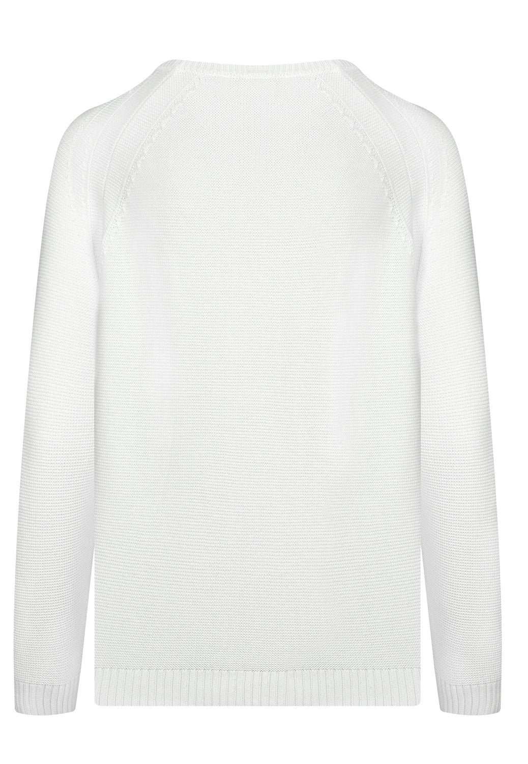 26119 Pullover Plain - 01/white