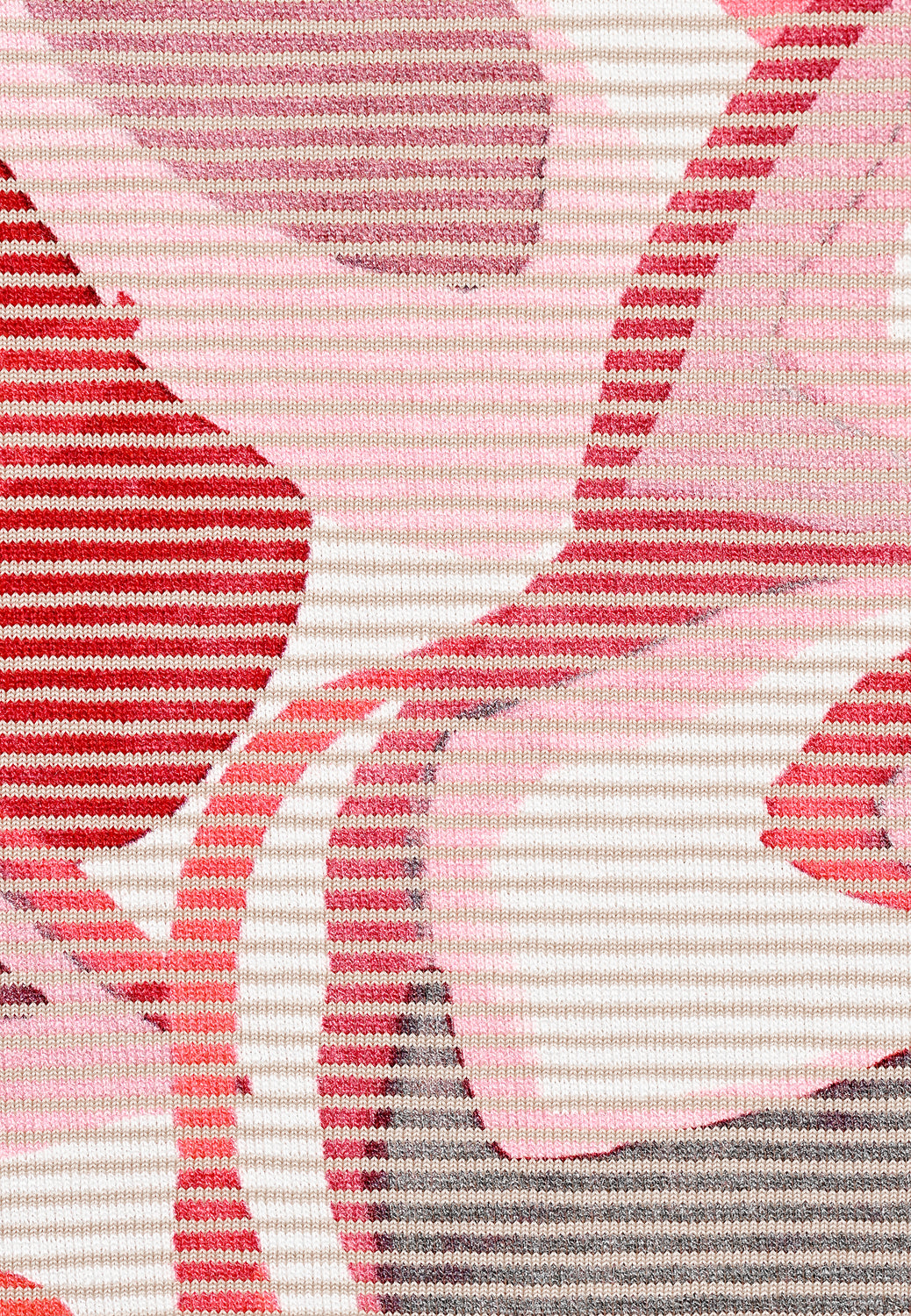 26205 Shirt StripeFlowers - 07/red-beige