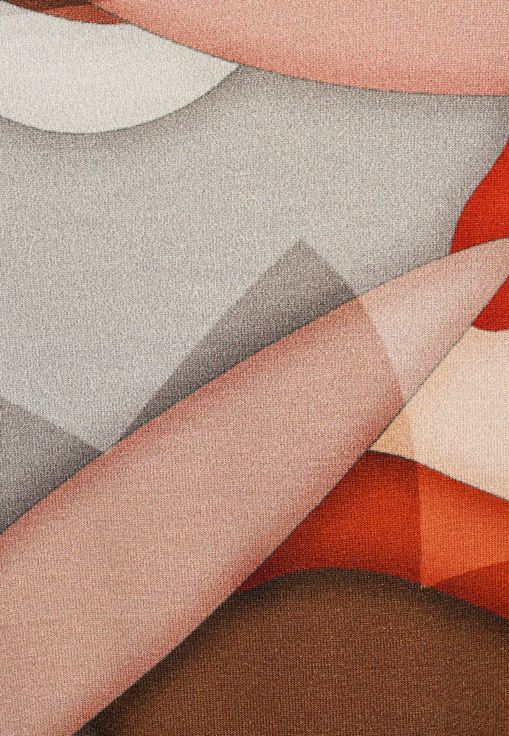 26206 Shirt Geometric - 07/red-beige