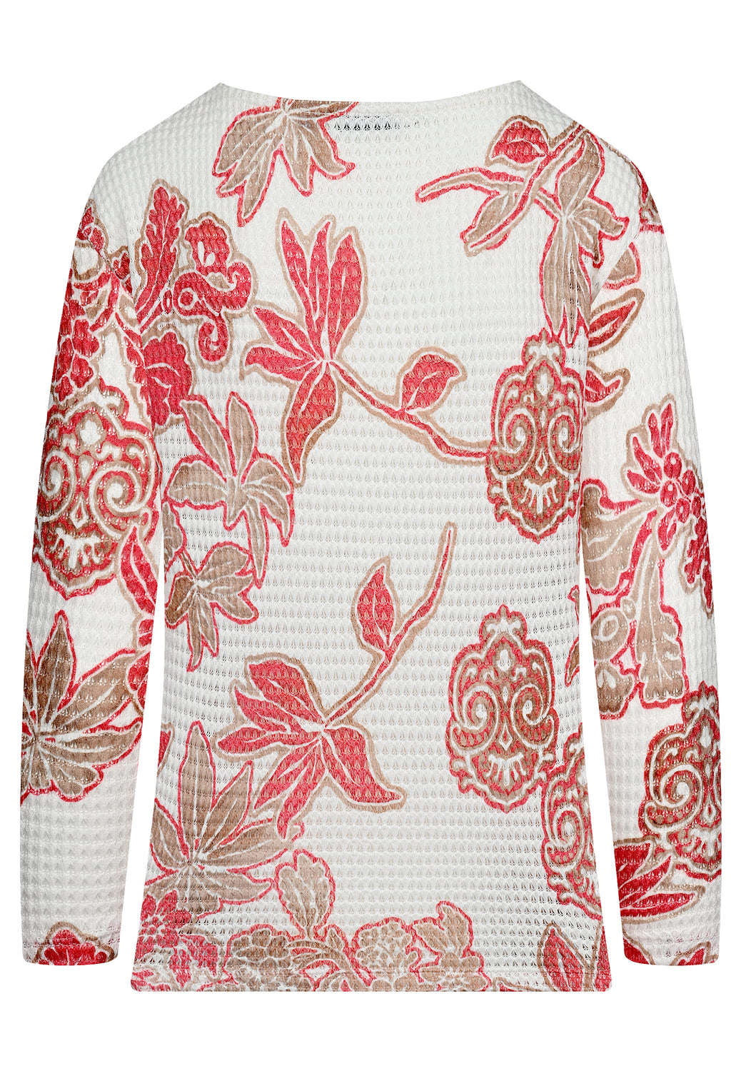 26209 Shirt Waffle Print - 10/blue-navy