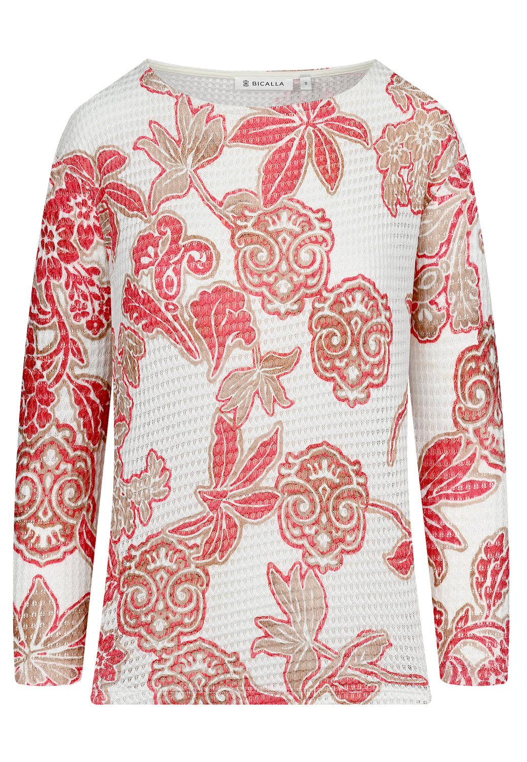 26209 Shirt Waffle Print - 10/blue-navy