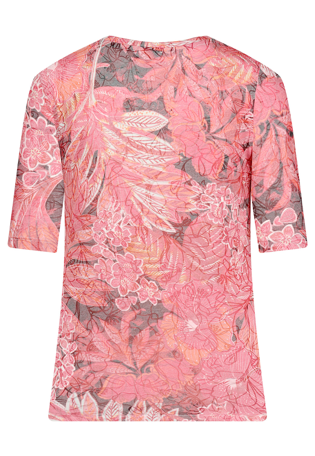 26211 Shirt Burn Flower - 07/red