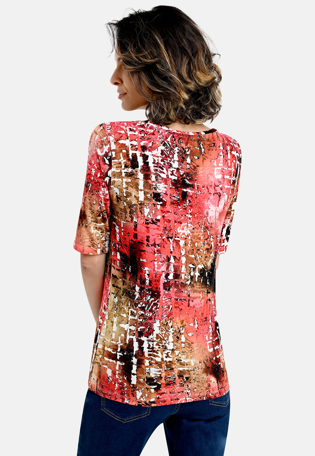 26212 Shirt Checks - 07/red-brown