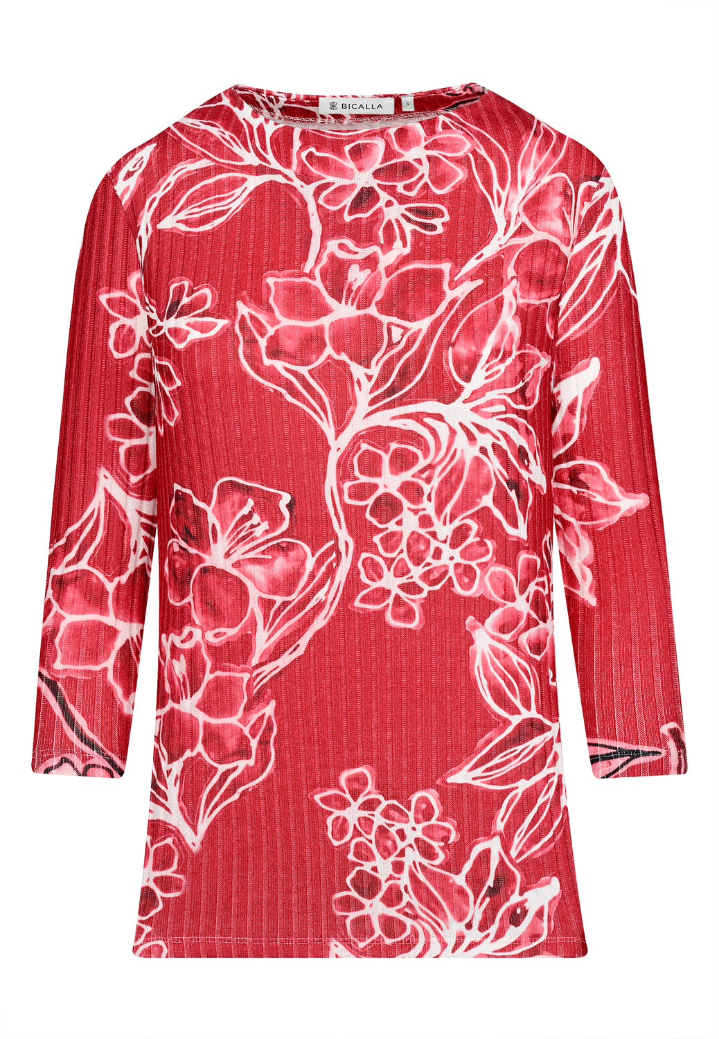 26214 Shirt Paint Flowers - 07/red