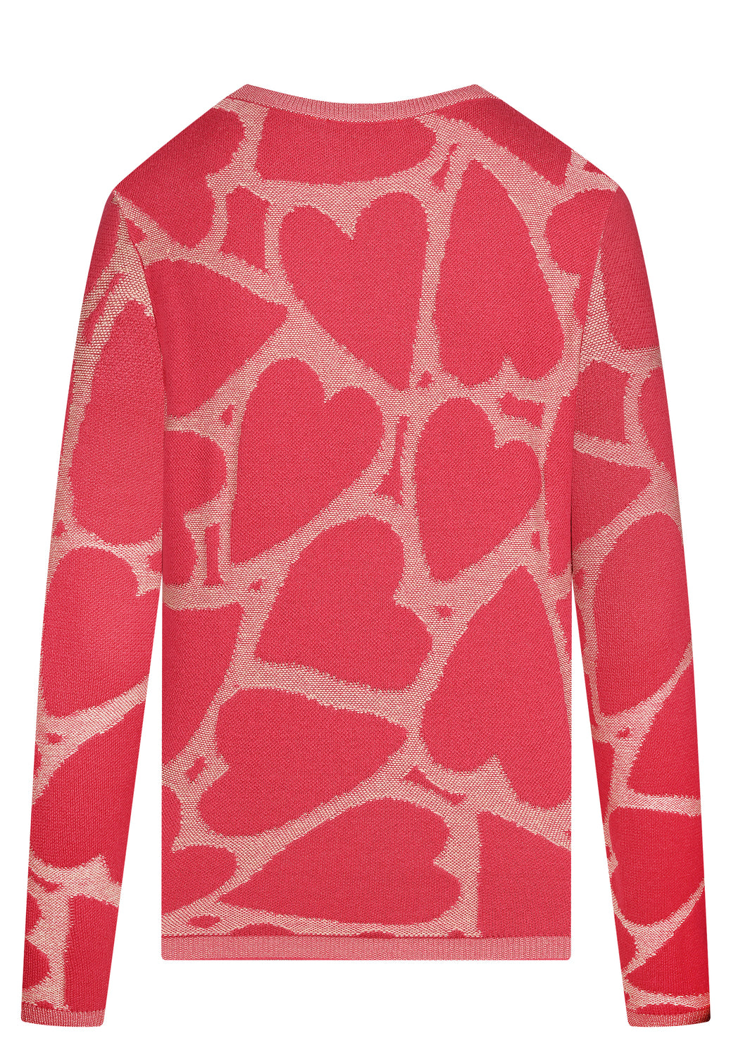 26216 Pullover Hearts - 07/red-ecru