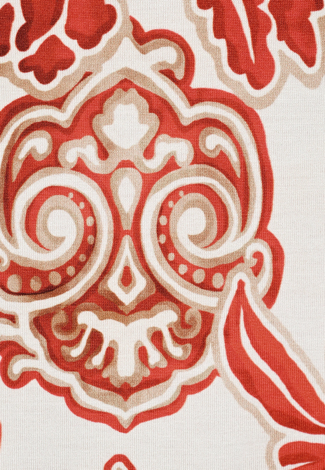 26219 Shirt Flower Print - 07/red-white