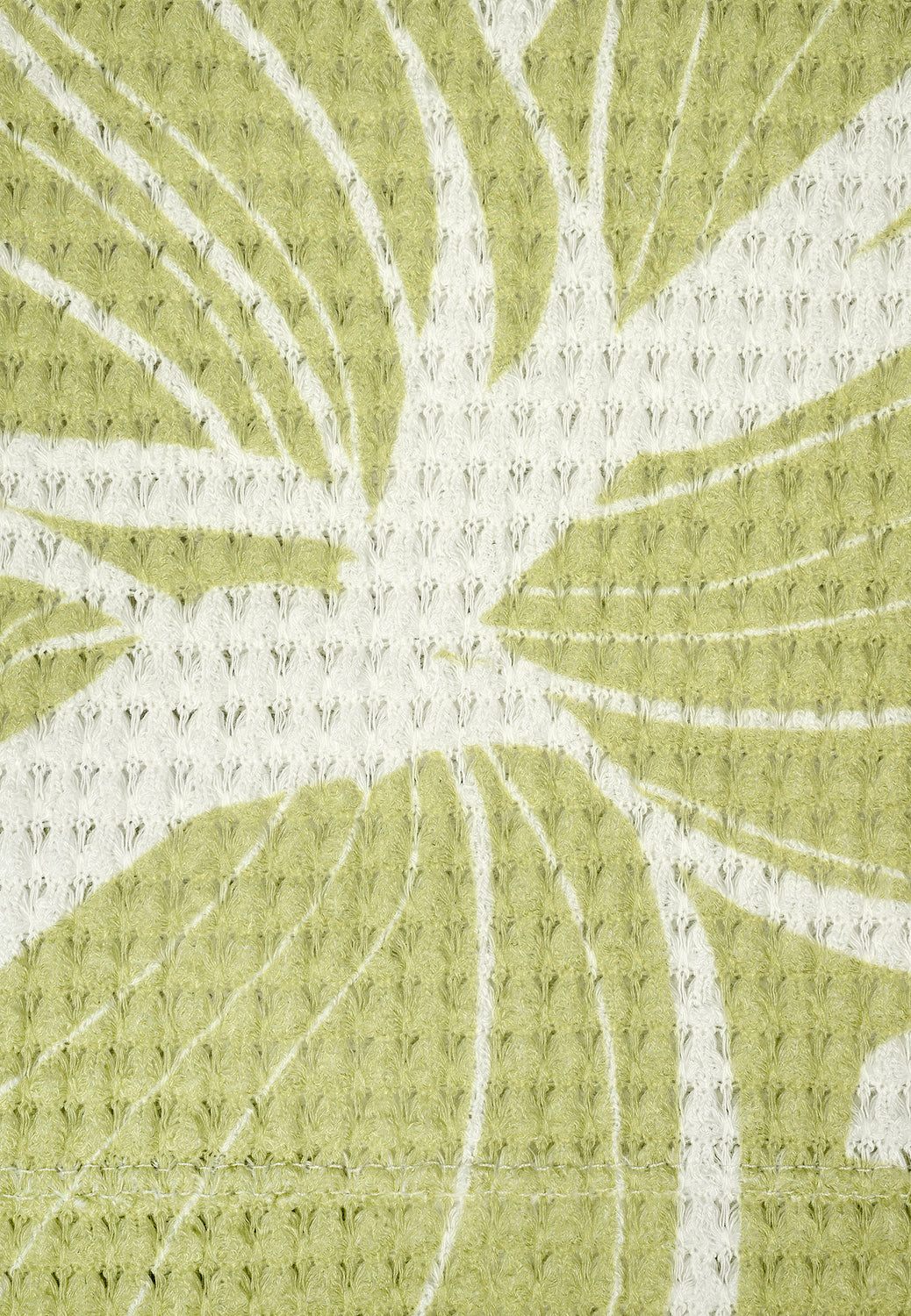 26236 Shirt Fancy Waffle - 12/lime-white